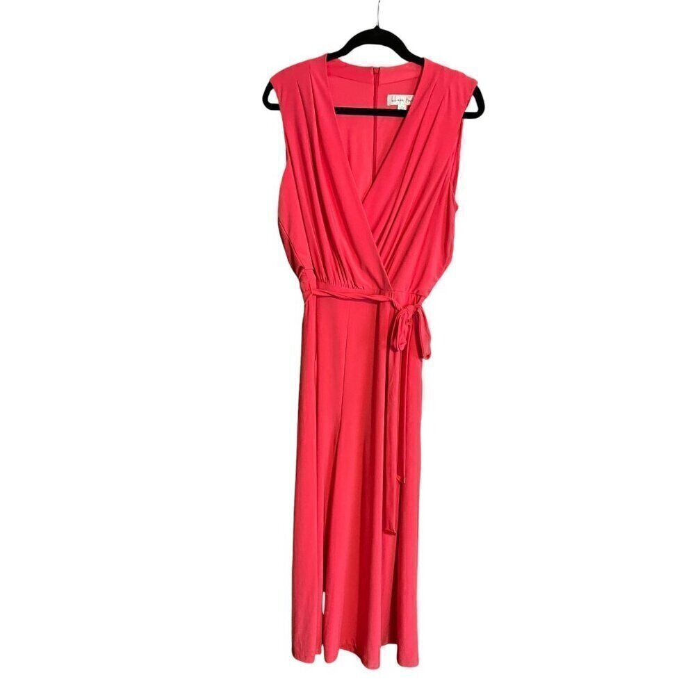Women's Size 14 Harper Rose Sleeveless Wide-Leg Cropped Jumpsuit